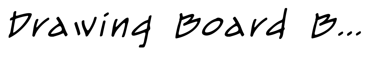 Drawing Board BB Italic
